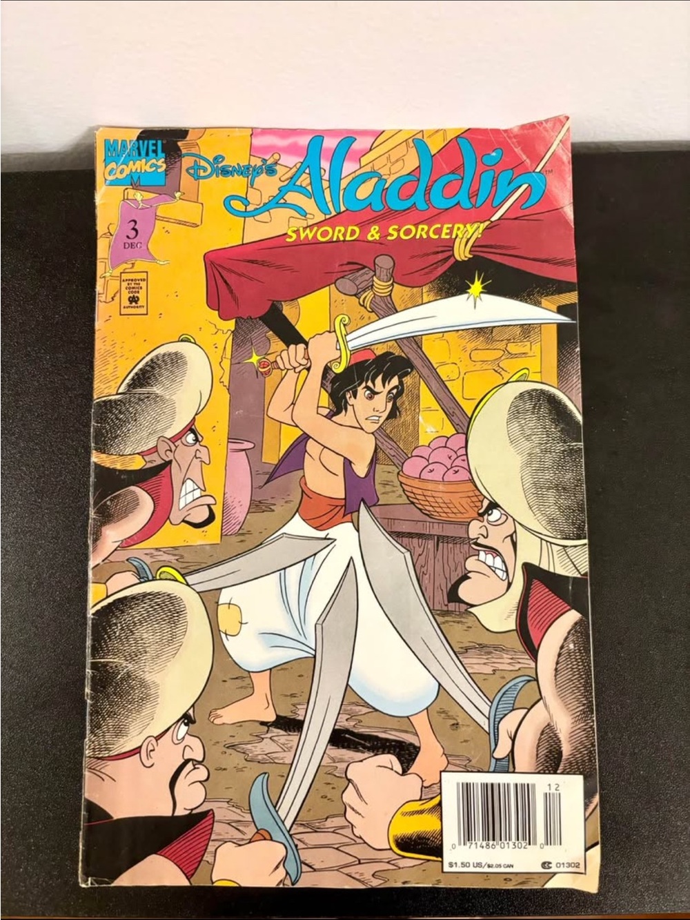 Vintage 1990’s Disney Aladdin Comic Book
